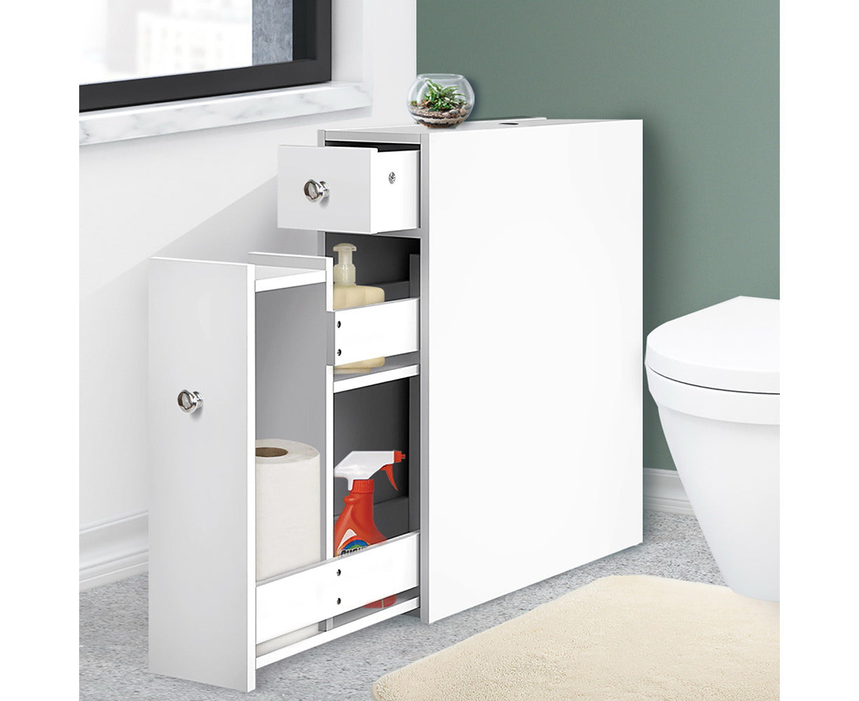 Bathroom Storage Cabinet Tissue Holder