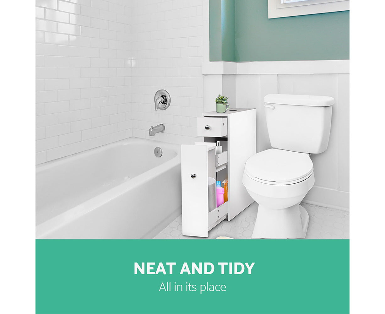 Bathroom Storage Cabinet Tissue Holder